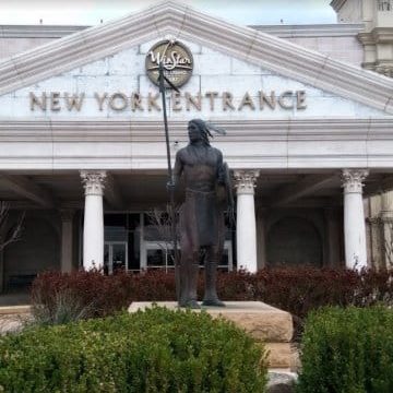 New York entrance to the WinStar Casino